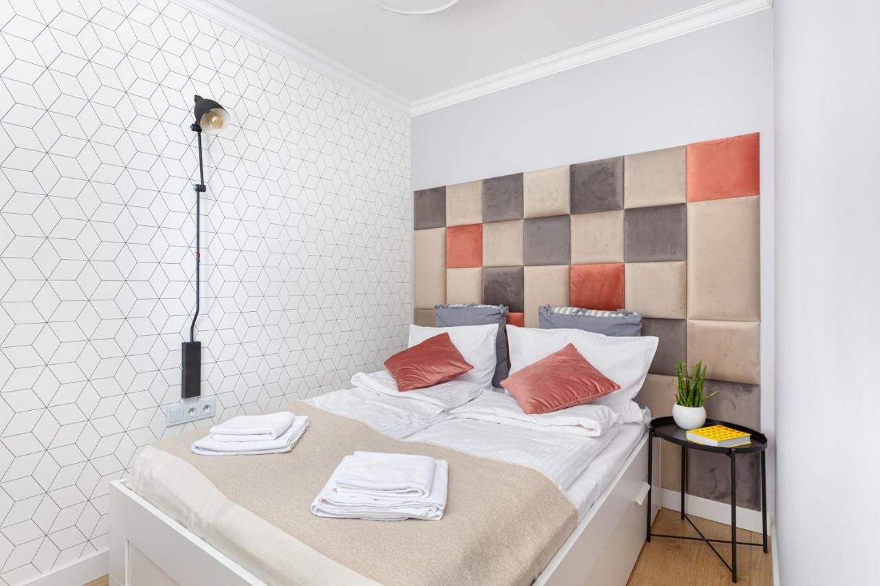 Stylowy Apartament Z Pieknym Widokiem Na Miasto Varsavia Esterno foto