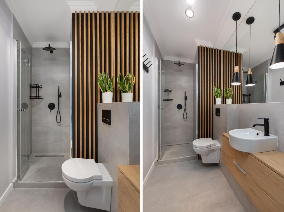 Stylowy Apartament Z Pieknym Widokiem Na Miasto Varsavia Esterno foto